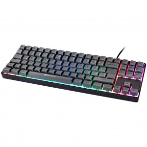 GAMIAC TKL90G gamer billentyűzet, Kailh Blue kapcsolók, RGB - fekete/szürke (GAKM-G90DW24.11)